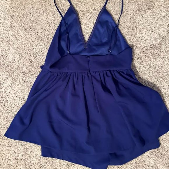 Royal Blue Romper - Picture 4 of 4